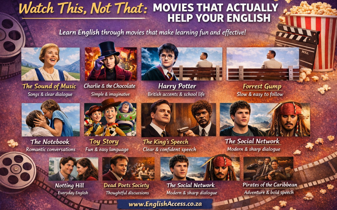 Watch This, Not That: Movies That Actually Help Your English
