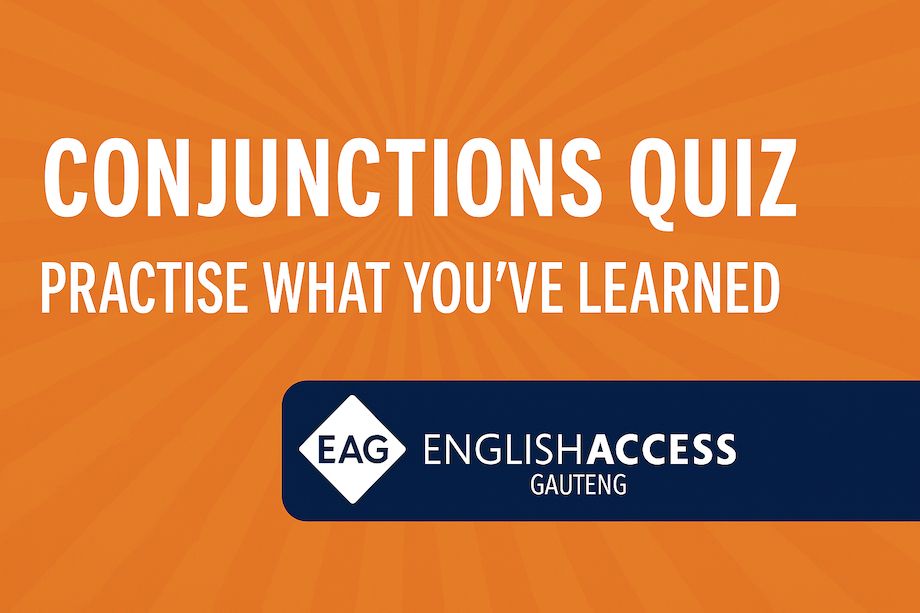 Conjunctions Quiz: Test Your English Grammar Skills