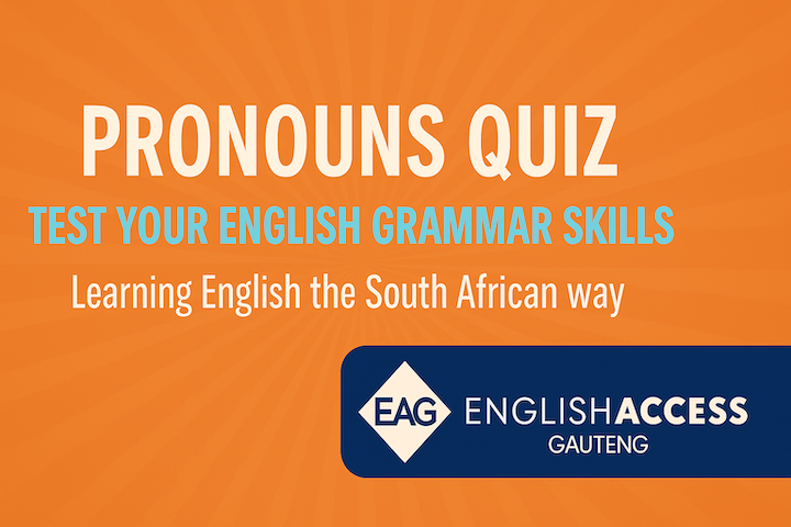 Pronouns Quiz: Test Your English Grammar Skills
